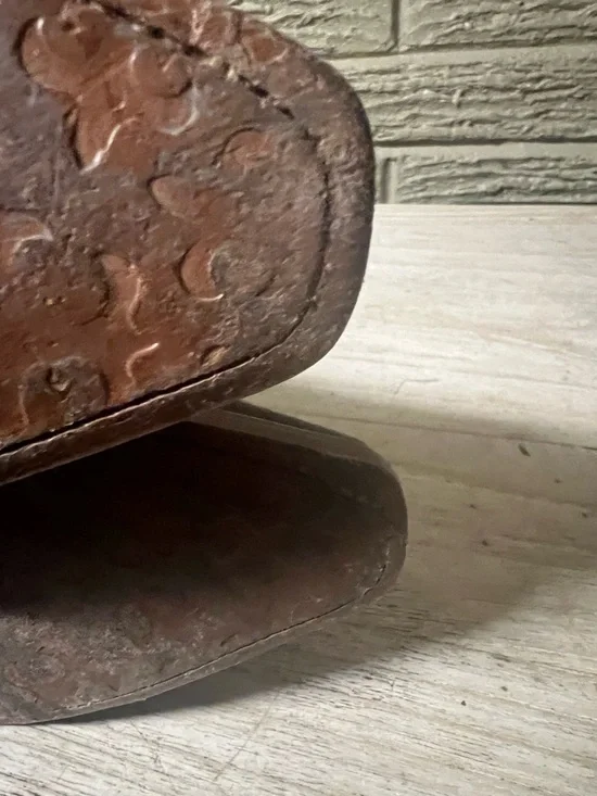 Corral Embroidered Brown Leather Western Cowboy Boots women’s 8 - Picture 3 of 12